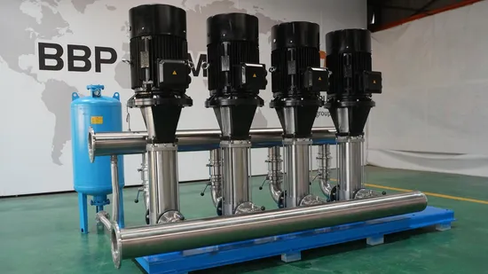 Vertical Pipeline Stainless Steel Booster Centrifugal Multistage Water Pump